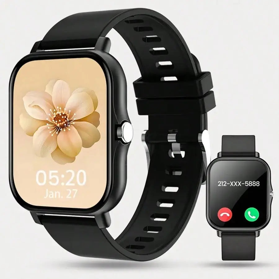 Smart Watch for Men & Women, 1.83" Touch Screen Bluetooth Watch with Notifications & Daily Activity Tracking, Comfortable Strap, Compatible with Iphone & Android