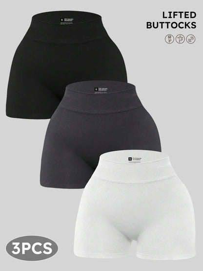 YMZFIT Ultra-Thin Seamless Yoga Shorts — Breathable, Semi-Sheer Activewear for Running, Yoga, and Gym Training