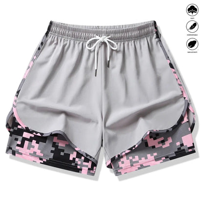 Women’S Casual Athletic Shorts with Built-In Liner, Drawstring, Elastic Waistband-Suitable for Outdoor Sports, Fitness, Running, and Casual Wear; Women’S Shorts, Athletic Shorts, Womenswear Outdoorfun
