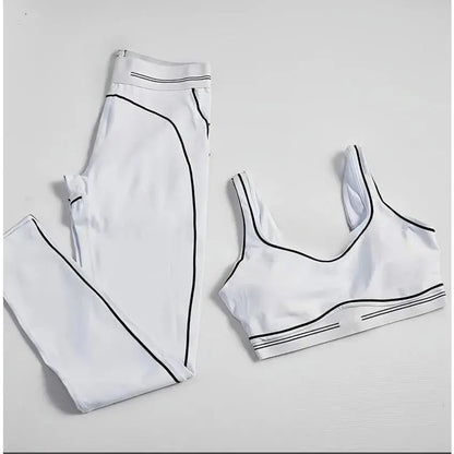 Fashionable Sports Suit Pilates Tight Sports Pants Yoga High-Waisted Stretch Fitness Pants Set 2025 High-Quality Fabric