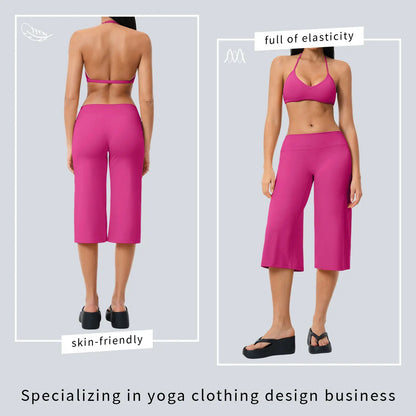 Tenwolf Women’S Summer Yoga Set – Premium Feel Sports Bra with Shock Absorption, Tight Fit, Quick Dry, High-Waisted Mid-Length Shorts