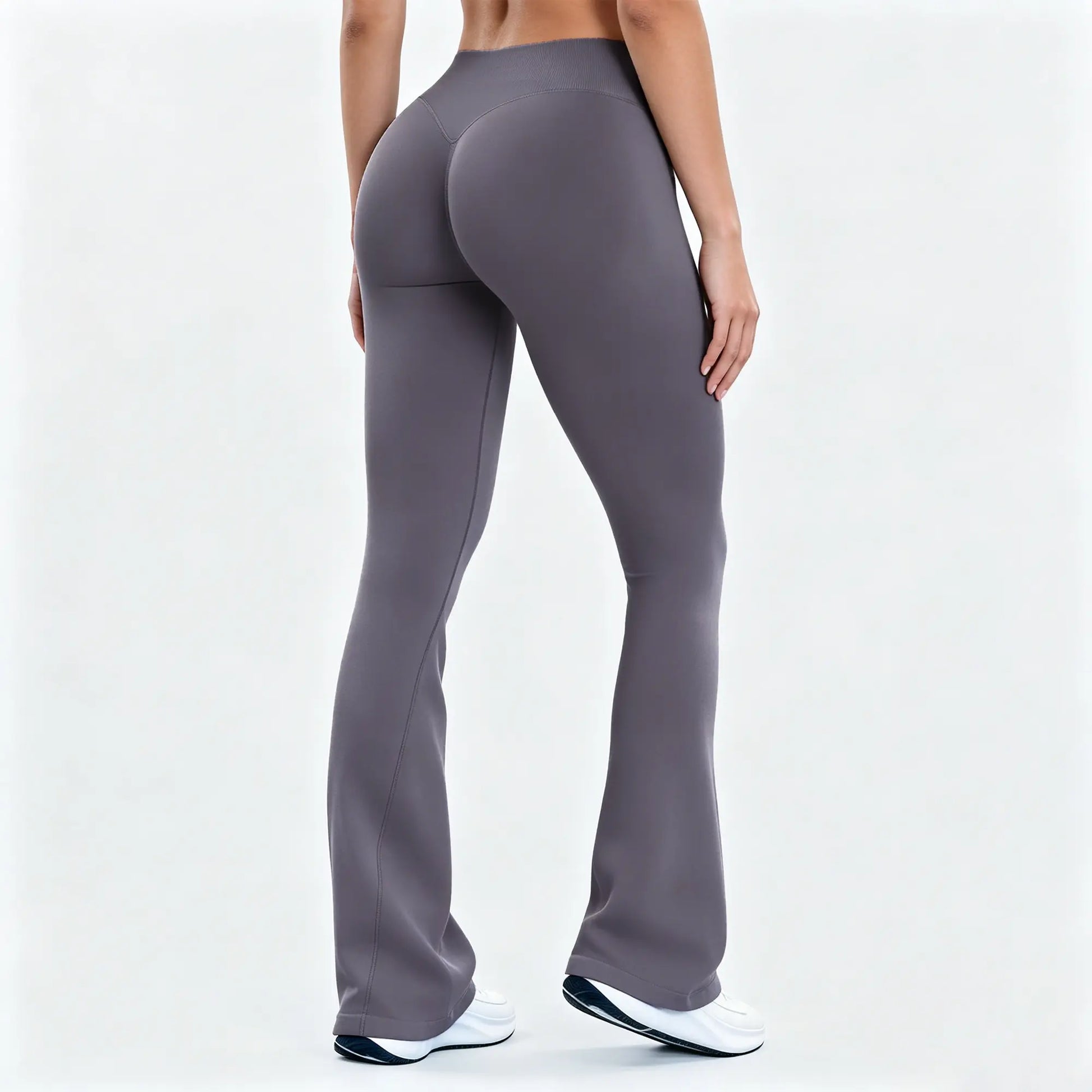 GYMER IMPACT Flares Butt Bottoms Gymwear Workout Gym Women Butt Lifting Pants Sportswear Sports Slim Fit Tummy Control Yoga