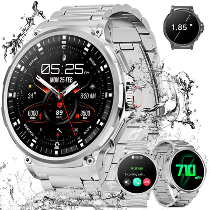 Multifunctional Smart Watch, Smartwatch with Calls, Fashion Digital Watch with Answer/Make Calls & 100+ Sport Modes, Waterproof Sports Watch for Women & Men
