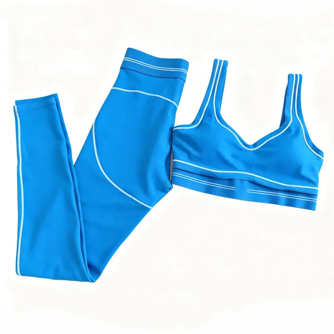 Fashionable Sports Suit Pilates Tight Sports Pants Yoga High-Waisted Stretch Fitness Pants Set 2025 High-Quality Fabric
