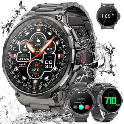 Multifunctional Smart Watch, Smartwatch with Calls, Fashion Digital Watch with Answer/Make Calls & 100+ Sport Modes, Waterproof Sports Watch for Women & Men