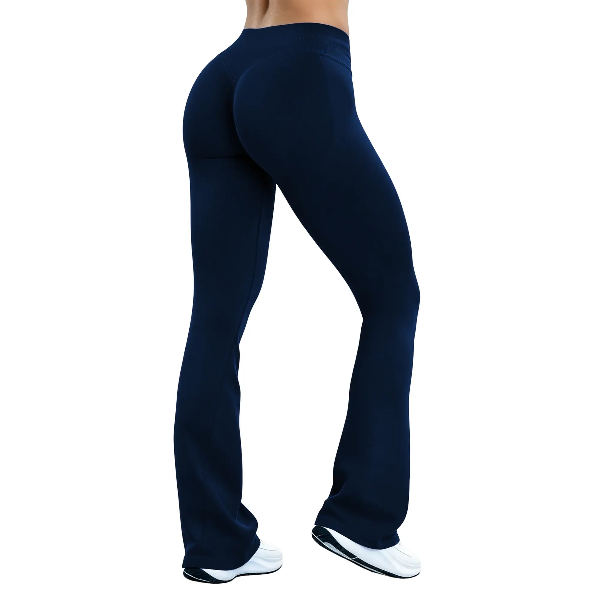 GYMER IMPACT Flares Butt Bottoms Gymwear Workout Gym Women Butt Lifting Pants Sportswear Sports Slim Fit Tummy Control Yoga