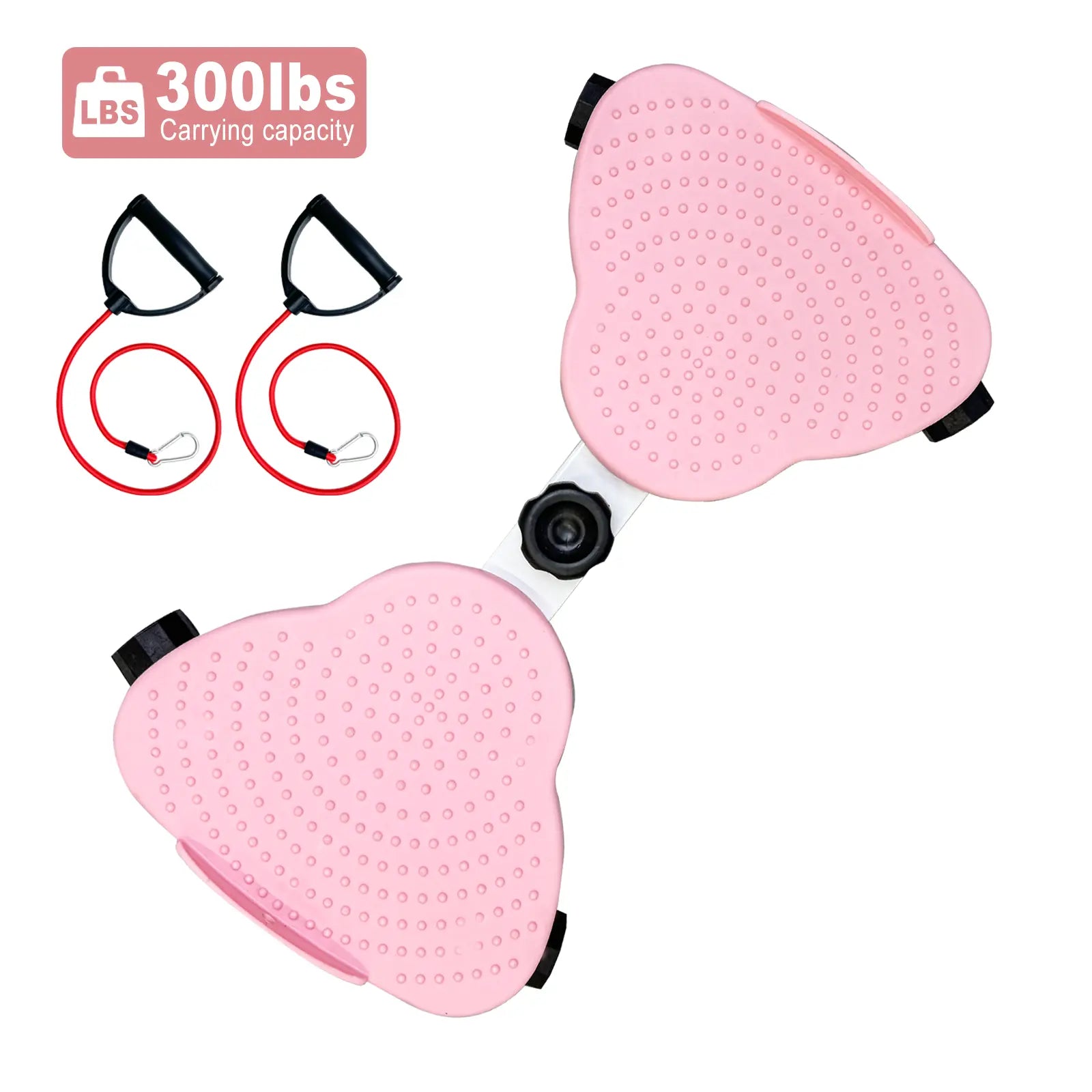 Women'S Portable Ab Board Waist Twist Machine, Core Workout Toner Exercise Equipment with Non-Slip Surface & Anti-Skid Base for Aerobic Training, 22X5X13In