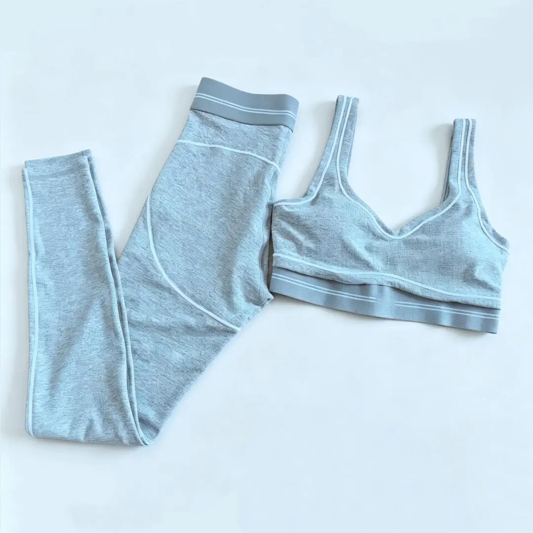 Fashionable Sports Suit Pilates Tight Sports Pants Yoga High-Waisted Stretch Fitness Pants Set 2025 High-Quality Fabric