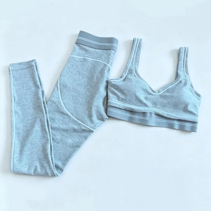Fashionable Sports Suit Pilates Tight Sports Pants Yoga High-Waisted Stretch Fitness Pants Set 2025 High-Quality Fabric