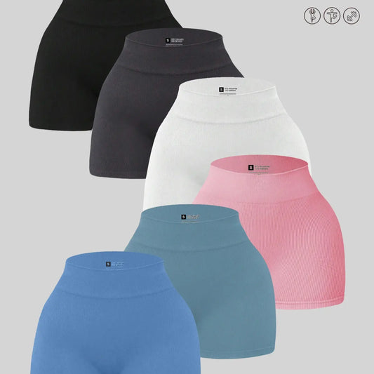 YMZFIT Ultra-Thin Seamless Yoga Shorts — Breathable, Semi-Sheer Activewear for Running, Yoga, and Gym Training