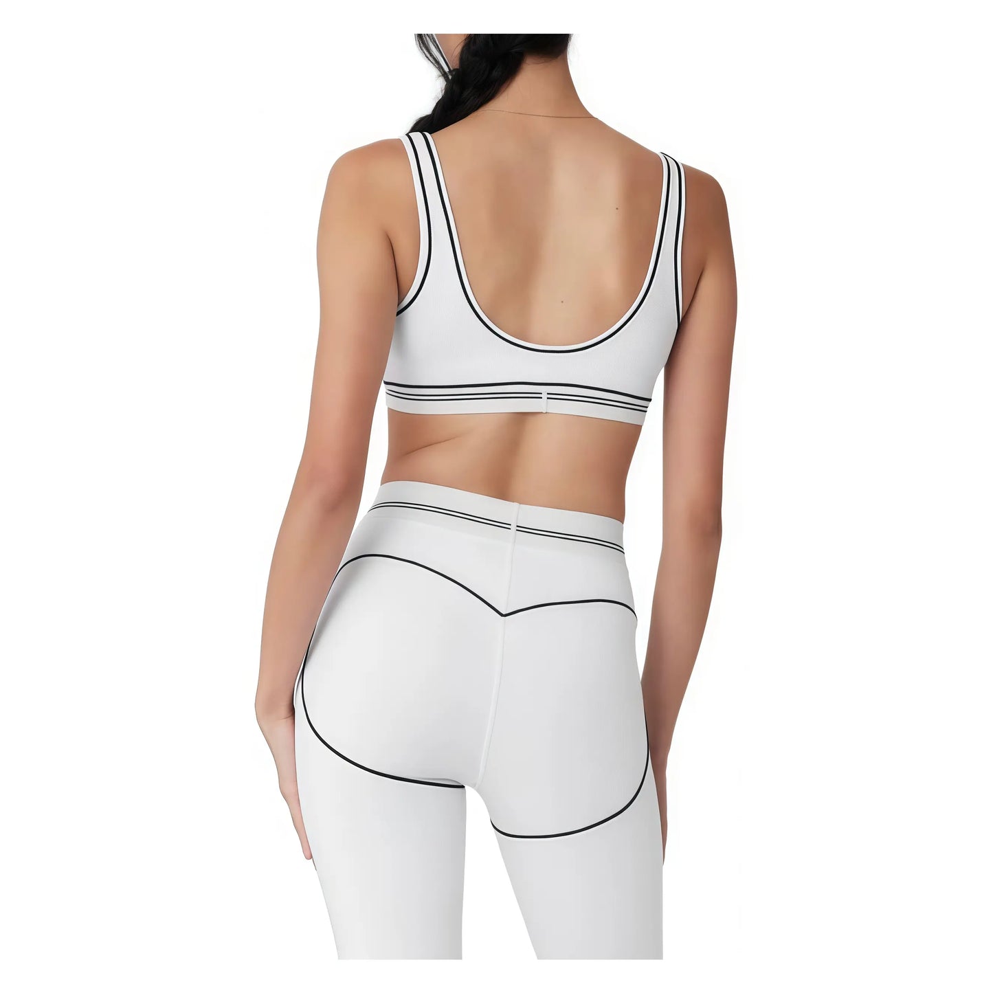 Fashionable Sports Suit Pilates Tight Sports Pants Yoga High-Waisted Stretch Fitness Pants Set 2025 High-Quality Fabric