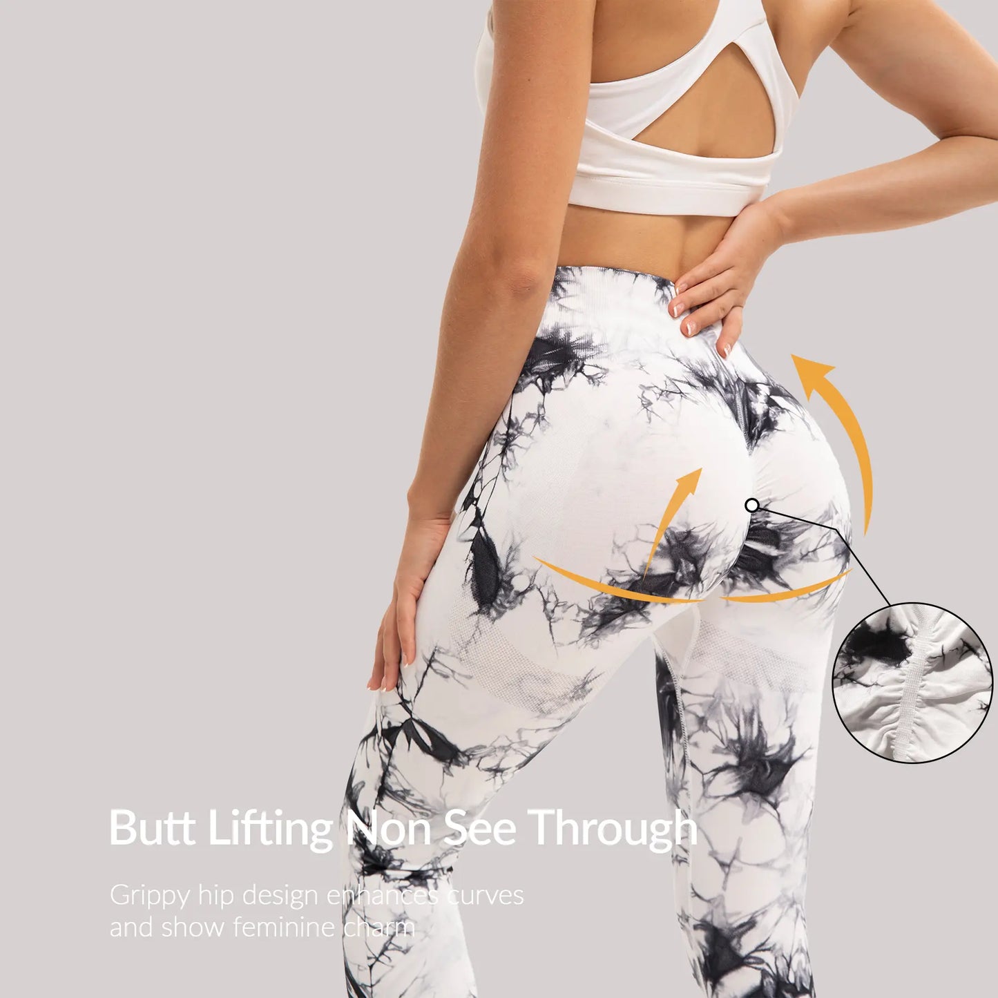 3 Pack Tie Dye Seamless Flare Yoga Pants - High Waisted Butt Lifting Bootcut Leggings, Stretch Non See through Workout Pants for Women, Casual & Gym Wear