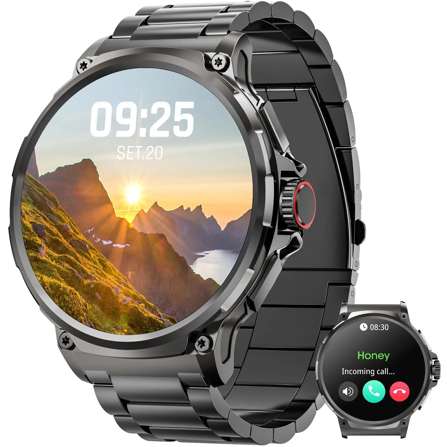 Multifunctional Smart Watch, Smartwatch with Calls, Fashion Digital Watch with Answer/Make Calls & 100+ Sport Modes, Waterproof Sports Watch for Women & Men
