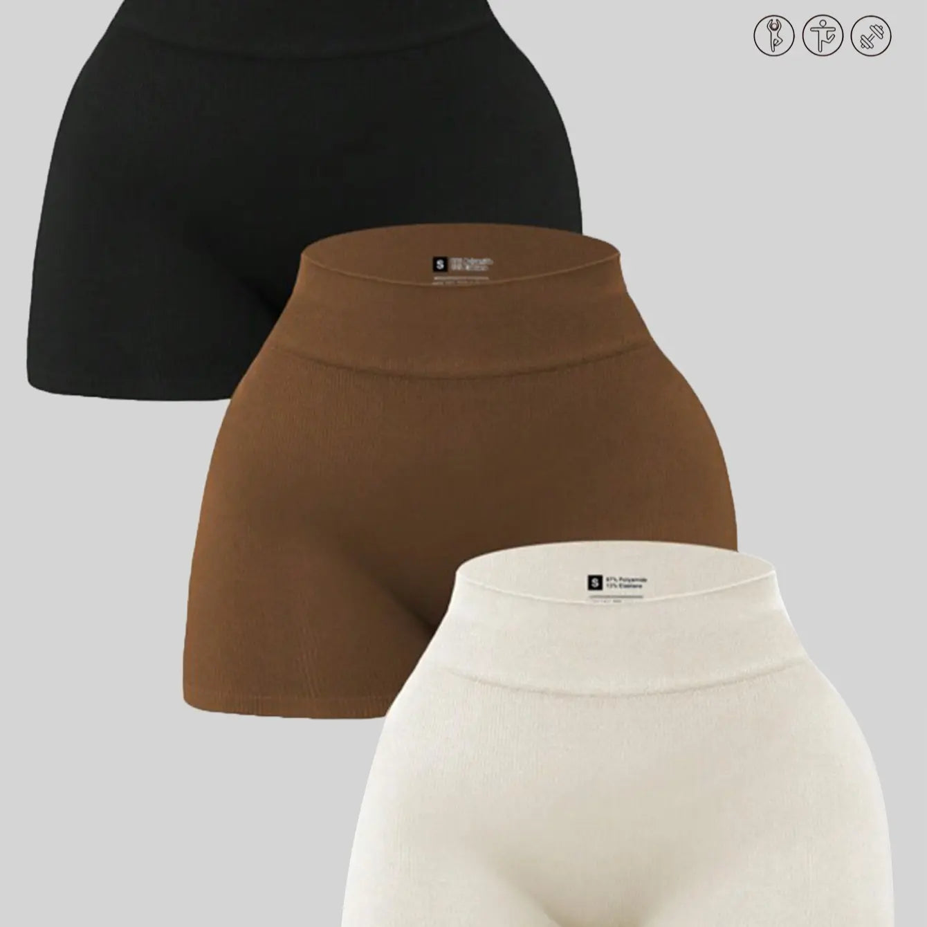 YMZFIT Ultra-Thin Seamless Yoga Shorts — Breathable, Semi-Sheer Activewear for Running, Yoga, and Gym Training