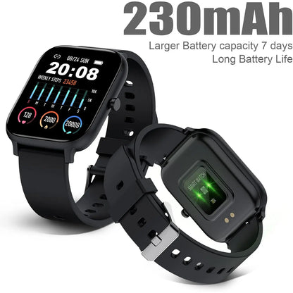 Smart Watch for Men & Women, 1.83" Touch Screen Bluetooth Watch with Notifications & Daily Activity Tracking, Comfortable Strap, Compatible with Iphone & Android
