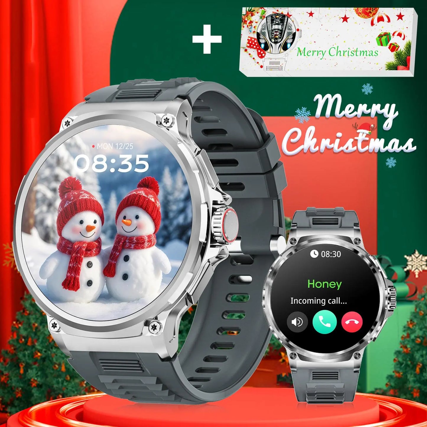 Multifunctional Smart Watch, Smartwatch with Calls, Fashion Digital Watch with Answer/Make Calls & 100+ Sport Modes, Waterproof Sports Watch for Women & Men