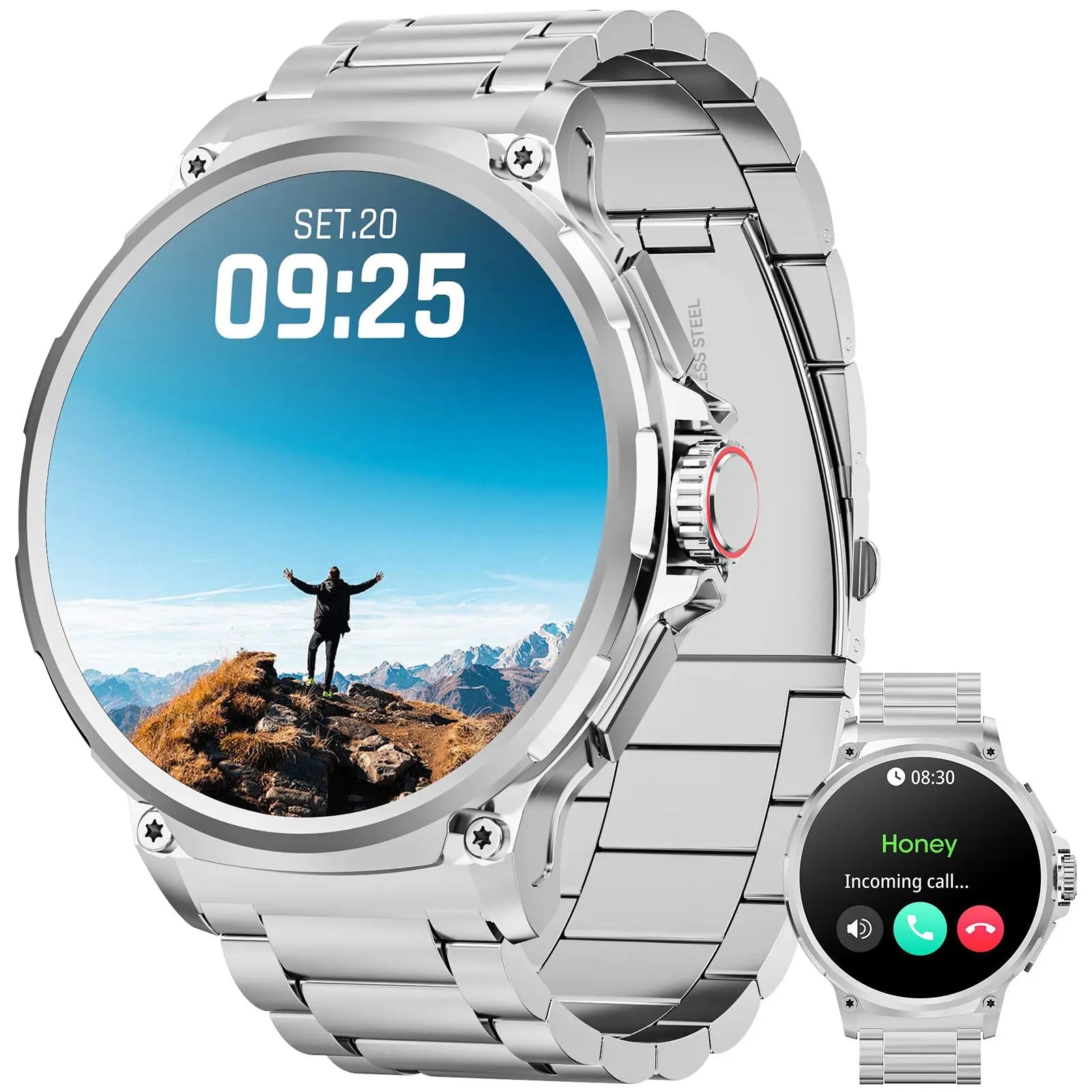 Multifunctional Smart Watch, Smartwatch with Calls, Fashion Digital Watch with Answer/Make Calls & 100+ Sport Modes, Waterproof Sports Watch for Women & Men