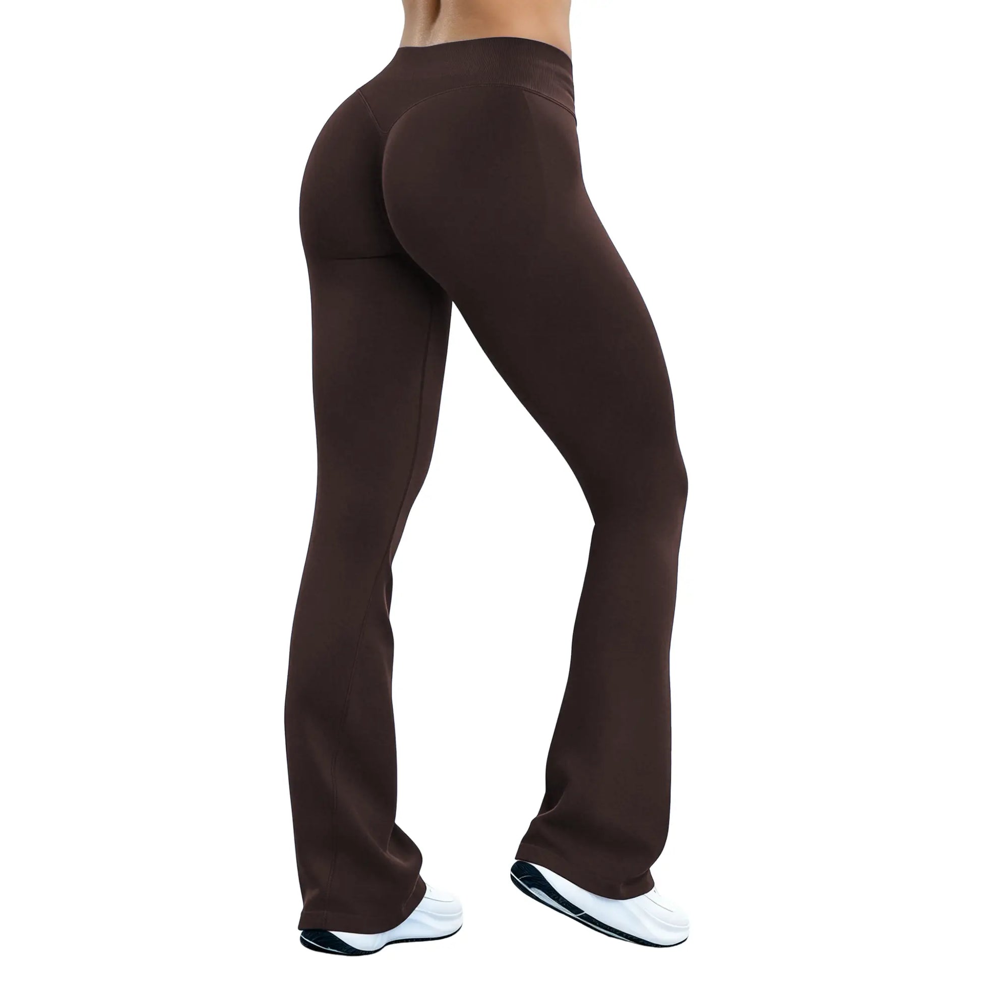 GYMER IMPACT Flares Butt Bottoms Gymwear Workout Gym Women Butt Lifting Pants Sportswear Sports Slim Fit Tummy Control Yoga